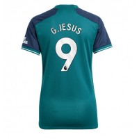 Camiseta Arsenal Gabriel Jesus #9 Tercera Equipación Replica 2023-24 para mujer mangas cortas